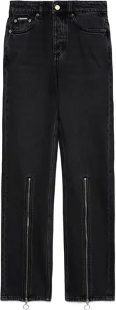 Eytys Orion cotton straight-leg jeans - women - Cotton - 24 - Black