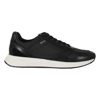 HUGO BOSS Schoenen, Heren, Zwart, 41 EU, Katoen, Titanium Runn