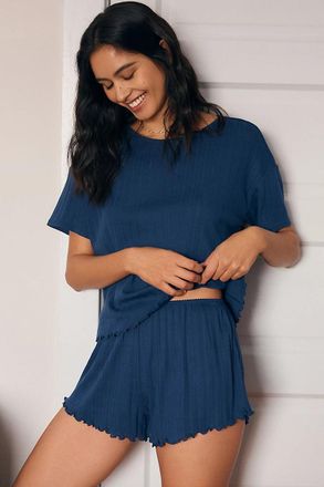 Eberjey Pointelle Pull-On Shorts