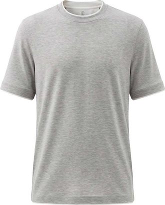 Brunello Cucinelli T-Shirt With Faux-Layering
