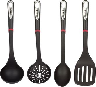 T-fal Ingenio K206s414 Utensilios De Cocina Negro Rojo
