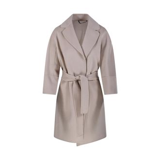 Max Mara Belted Coats, female, Pink, S, Arona Coat