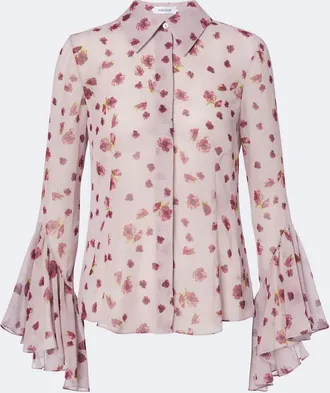 Markarian Wilma floral chiffon shirt