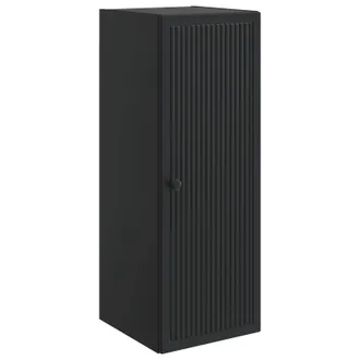 vidaXL Armario De Pared Negro 33 X 34,5 X 90 Cm Madera De Ingenier&iacute;a Vidaxl
