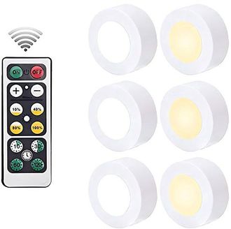 OEM Applique A Led Con Telecomando, Rgb Dimmerabile, Timer, 2 Telecomandi, Utilizzabile Anche Come Luce Per Armadi, 3 W/3 W, Colori E Luminosit&agrave; Regolabil