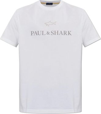 Paul & Shark Hombre, Camisetas, Blanco, Talla: M