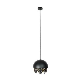 Lucande L&aacute;mpara Colgante aparas En Negro De Metal - Lucande
