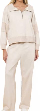 Vintage Havana Fleece Pants In Bone