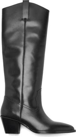Mango Lorrain Western Boot in Black at Nordstrom Rack, Size 37