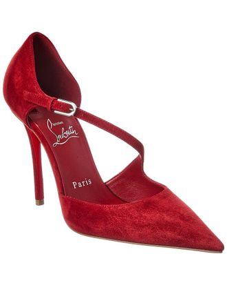 Christian Louboutin Miss Ziggyta 100 Suede Pump