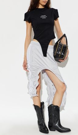 adidas Asymmetrical Skirt, Womens, Grey