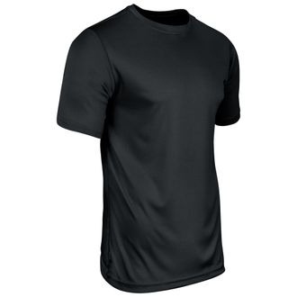Champro Mens Bst99ab4x Vision Lightweight Polyester T-Shirt Jersey, Black, Adult 4X-Large