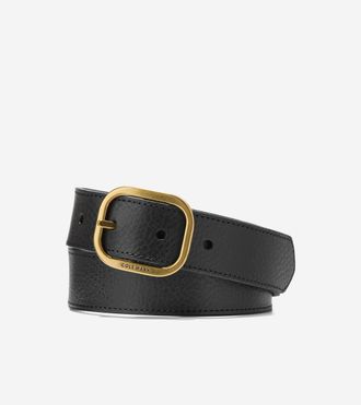 Cole Haan Womens Signature Reversible Belt - Black Size Medium