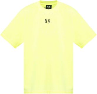 44 Label Group Hi-Vis Doping T-Shirt - men - Cotton - XXXL - Yellow