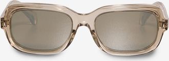 Moncler Rechteckige Sonnenbrille aus Acetat Suntrap