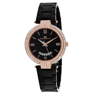 Oceanaut Womens Amaya Black Round 32mm