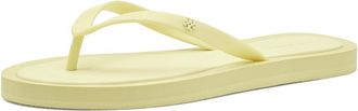 Tory Burch Kira Padded Flip-Flop Womens Sandals Soft Yellow/Soft Yellow : 10 M, Synthetic