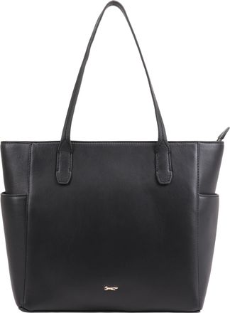 Paul Costelloe Womens Lucinda Leather Shoulder Bag - Black - One Size