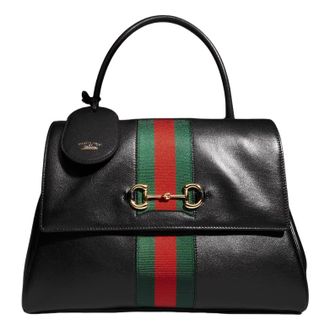 Gucci (WMNS) Gucci Paparazzo Medium Top Handle Bag Black 875018-AAGIQ-1053