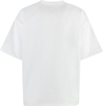 Bottega Veneta Womens Cotton Crew-Neck T-Shirt White T-Shirts & Jerseys