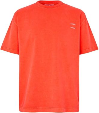 Sams&oslash;e & Sams&oslash;e Sajoel T-Shirt - Heren - T-shirts - Rood - M - Tops