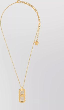Versace necklace with chain link pendant