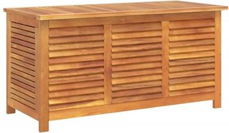 vidaXL Caja de almacenaje de jardín madera maciza acacia 113x50x56 cm vidaXL