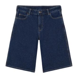 Dickies 957 13-Inch Denim Shorts - Dames - Denim shorts - Blauw - W30 - Denim - Korte Broeken