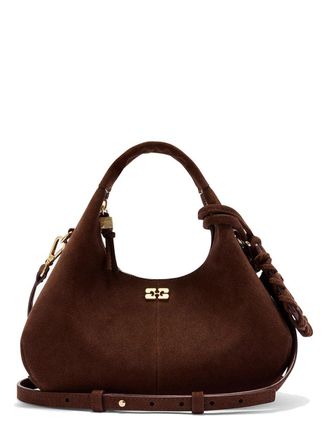 Ganni Hobo Mini Recycled Suede Pelinova