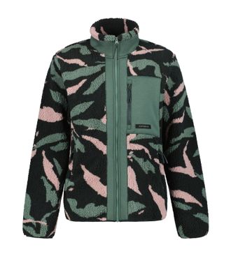 Icepeak Fleecejacke ICEPEAK ARDESE, Herren, Gr. L, gr&uuml;n (dunkelgr&uuml;n), Obermaterial: 100% Polyester, Jacken Fleecejacke, mit Stehkragen, normale Passform, mit 