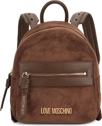Love Moschino Rugzak - Dames - Rugzakken - Bruin - ONE Size - Polyester - Tassen