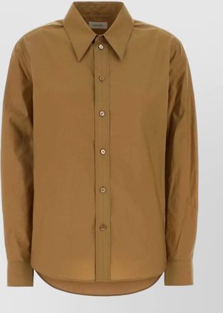Christophe Lemaire poplin shirt long sleeves button cuffs