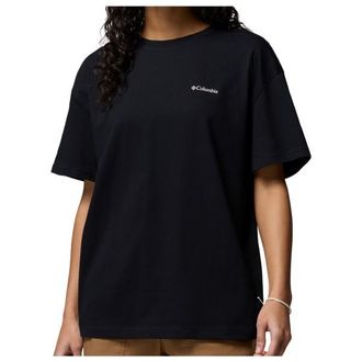 Columbia Rolling Bend Graphic Oversized Tee T-Shirt f&uuml;r Damen | schwarz