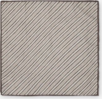 Brunello Cucinelli Viereckige Clutch mit Streifenmuster