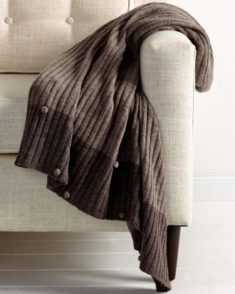 Go Home Ribbed Grey Sweater Throw
