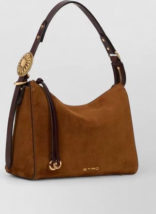Etro na leather clutch bag