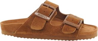 Colors Of California Hc.bio 56 Slider - Dames - Sandalen - Bruin - 40 EU - Leer - Schoenen