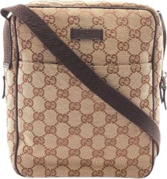 Gucci Borsa a spalla Pre-owned in tela GG e pelle - - Pre-owned - Donna - Beige - ONE SIZE