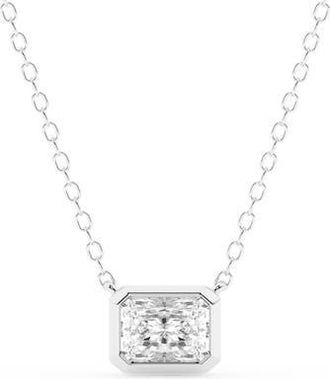 Badgley Mischka Diamond Pendant Necklace in White at Nordstrom Rack, Size 18
