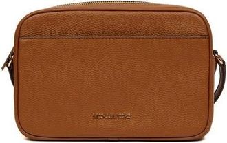 Michael Kors Bolso bandolera tipo c&aacute;mara Jet Set grande de piel granulada - Bags - Mujer - Marr&oacute;n - ONE SIZE