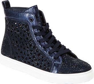 Lady Couture New York High Top Sneaker in Navy at Nordstrom Rack, Size 7-7.5Us / 38Eu