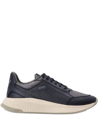 BOSS TTNM Evo panelled sneakers - men - Polyester/Polyurethane/Polyethylene vinyl acetate (PEVA)/Rubber - 44 - Blue