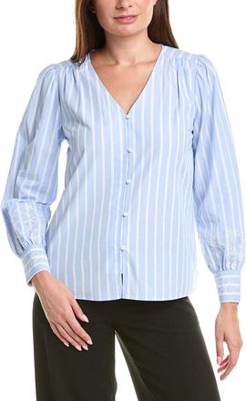 Jones New York V-Neck Blouse