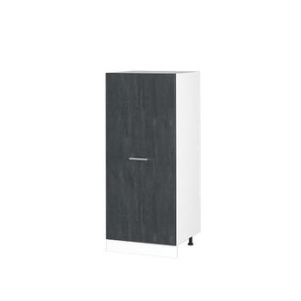 Vicco Armario Para Horno Empotrado R-line, Hormig&oacute;n Negro, 60 Cm