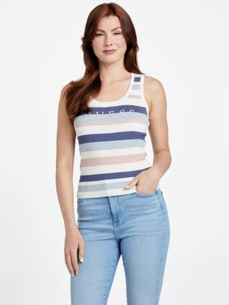 Guess Kitty Sweater Striped Tank