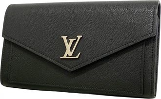 Louis Vuitton Noir Long Wallet (Bi-Fold) (Pre-Owned)