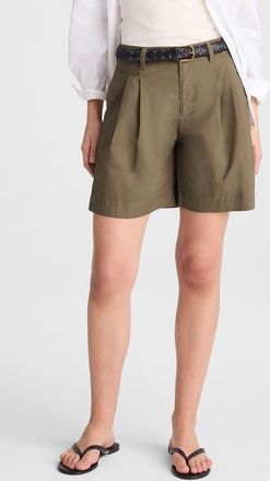 Madewell The Everyday Trouser Shorts in Faded Ivy at Nordstrom, Size 16
