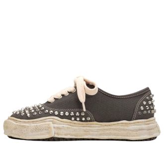 Miharayasuhiro Baker OG Sole Studded Canvas Low Grey A13FW736-GRY