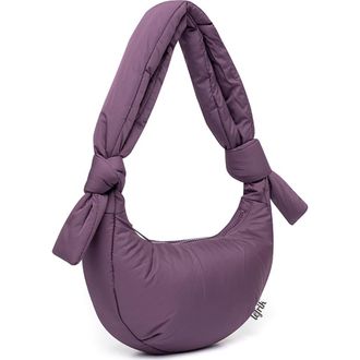 Lefrik Biwa Puffy Micro Bag in Plum at Nordstrom