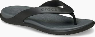 Crocs Mens Crocs Coast Flip Polyurethane Mens Black/Slate Grey Flip Flops - Size: UK 12 / eu 48-49 / us m13
